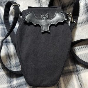 Sweet Midnight Bat Coffin Mini Backpack